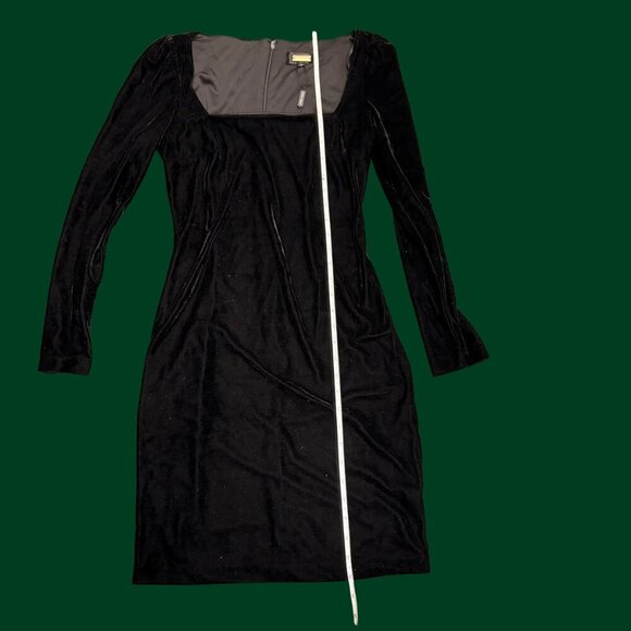 🖤 Alexia Admor Velvet Square Neck Long Sleeve Mini Dress (Size S) - Picture 6 of 10